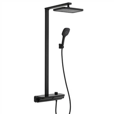 Termostatisk dusj med hylle