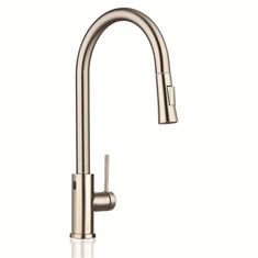 Berøringsfri uttrekkbar kjøkkenkran